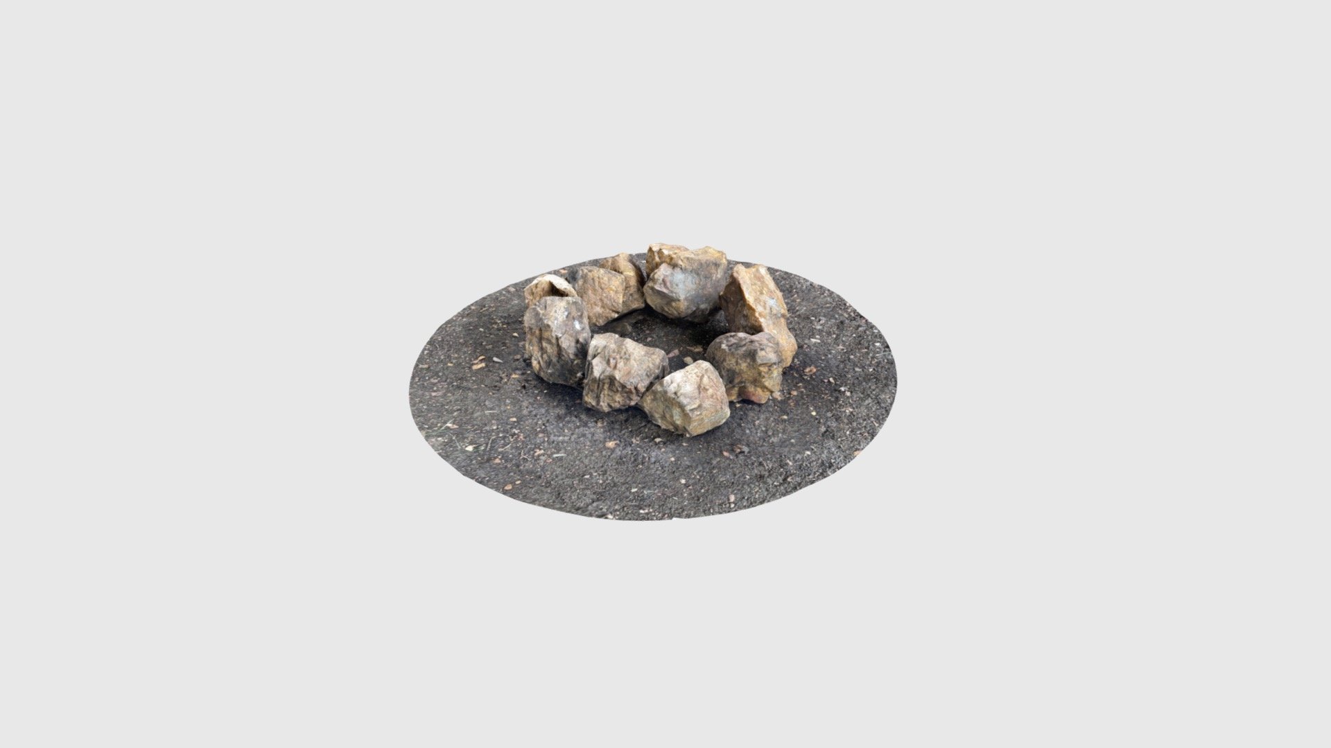 Fireplace rocks