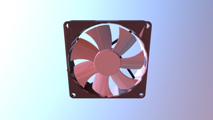 Computer Fan 3D Model