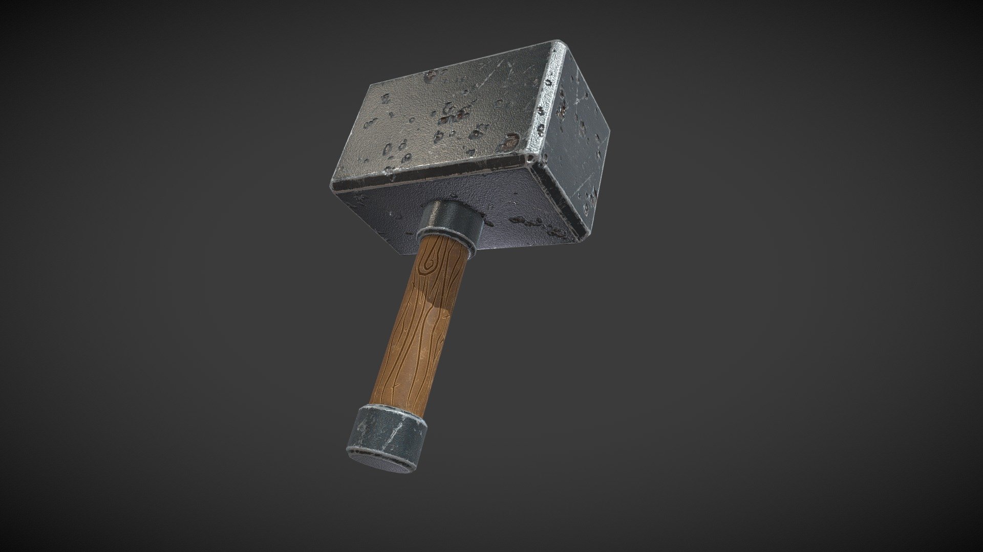 Simple Hammer [GameAsset] - Download Free 3D model by v1r20zZz [771d9ae ...