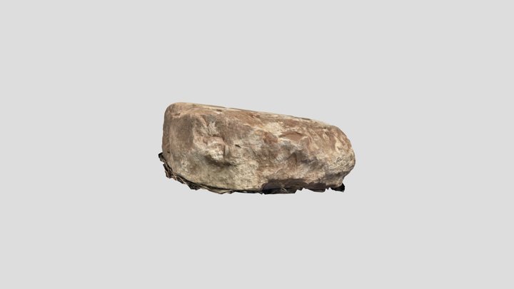 Carved Stone 8 3D Model