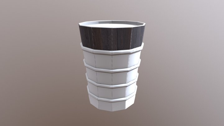 Asset Barrel 3D Model