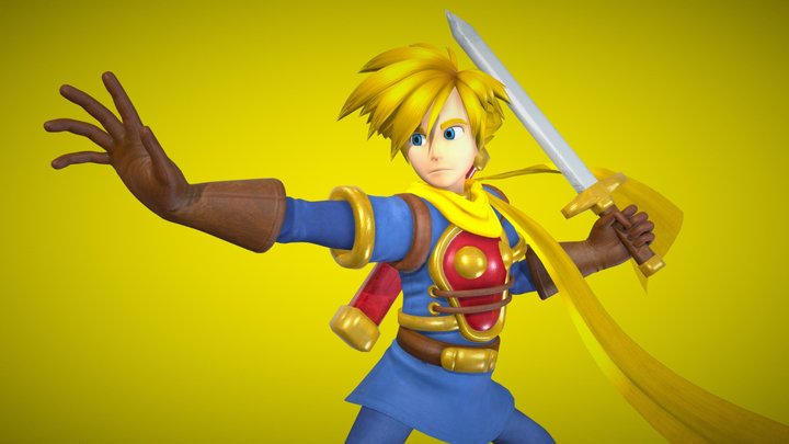 Golden Sun - Isaac 3D Model