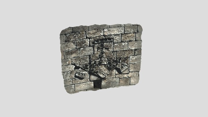 Escudo Heraldico Hospitalario 3D Model