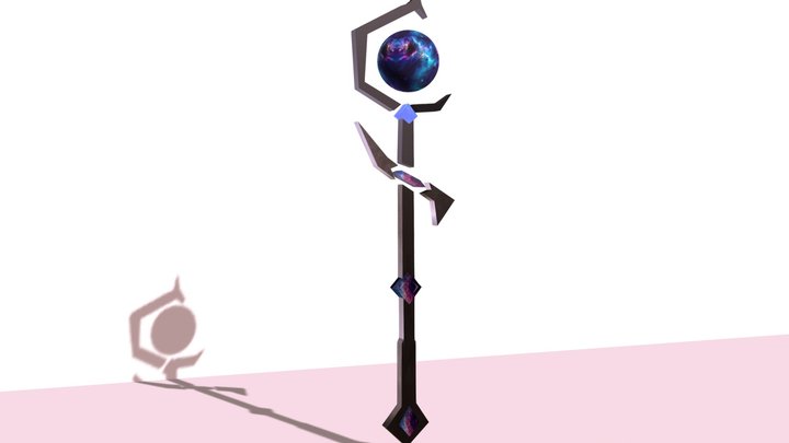 Staff of the Cosmos 3D Model