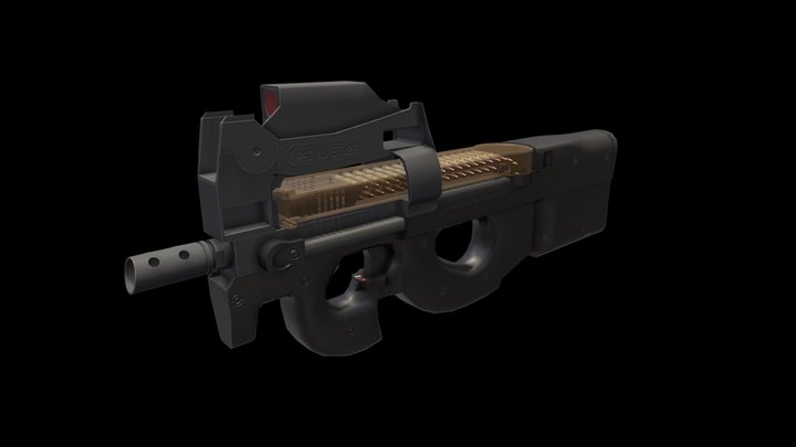 FN P90 3D Model