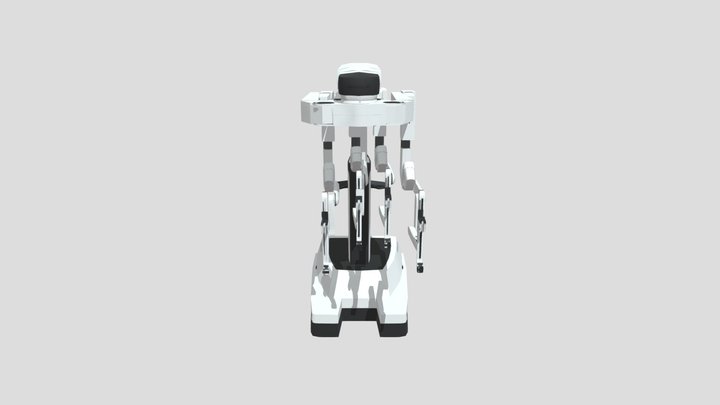 Robot Low Poly 3D Model