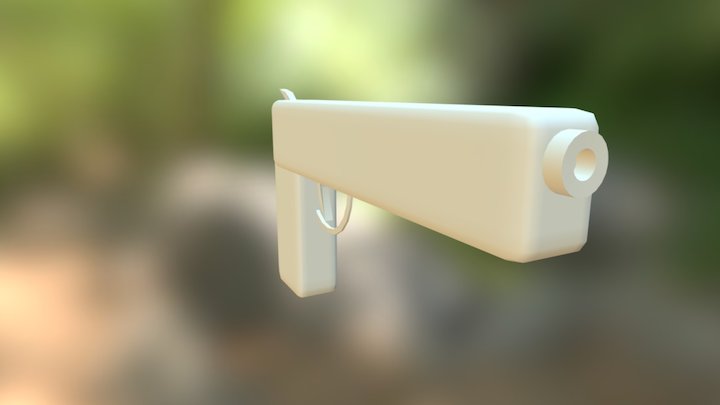 Atividade Básica - Objeto (Arma) 3D Model