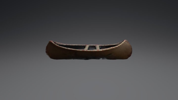 Toy Canoe 3D Model