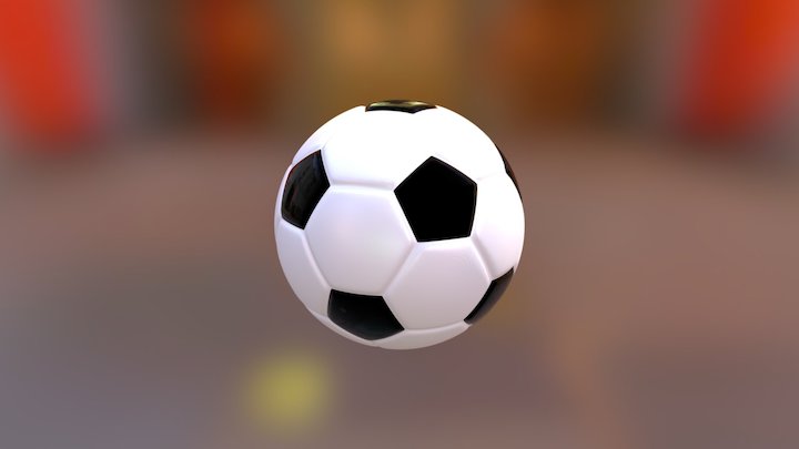 Balón Fútbol 3D Model