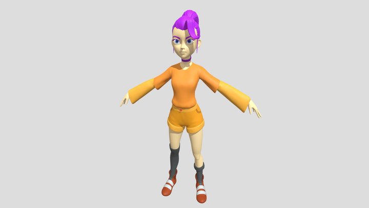 3D Girl Model