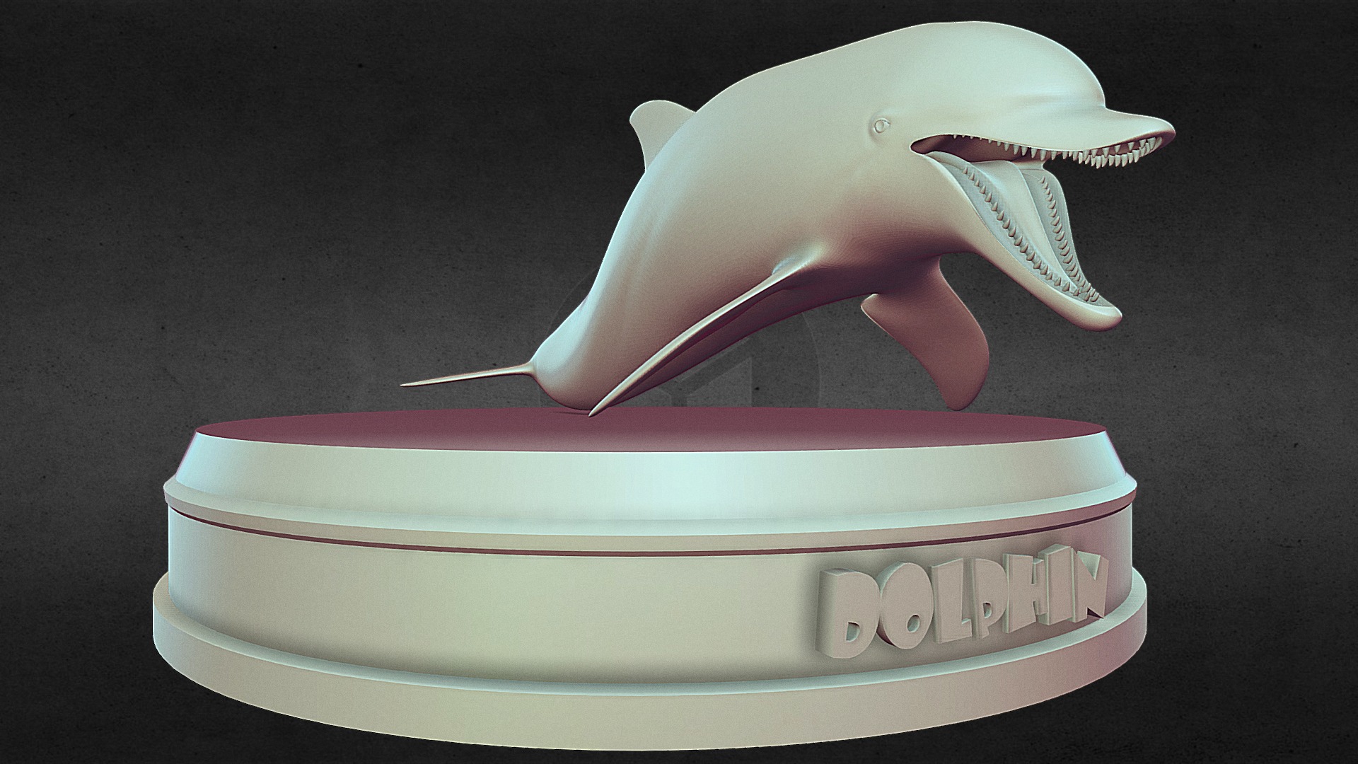 3D model Realistic Dolphin - This is a 3D model of the Realistic Dolphin. The 3D model is about a shoe on a shoe.