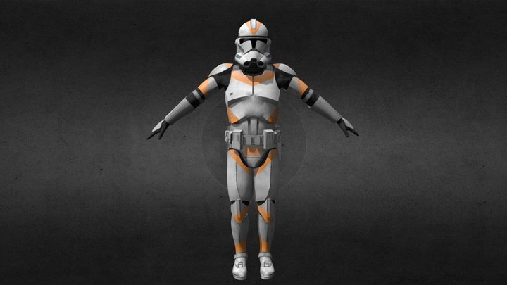 Clone Trooper Phase2 (212th) 3D Model