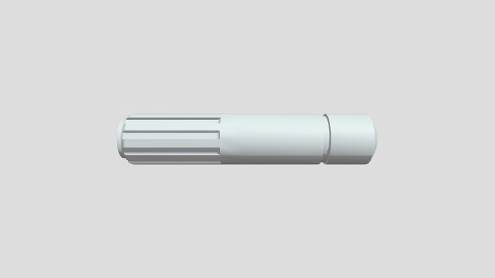 Gun Silencer 3D Model
