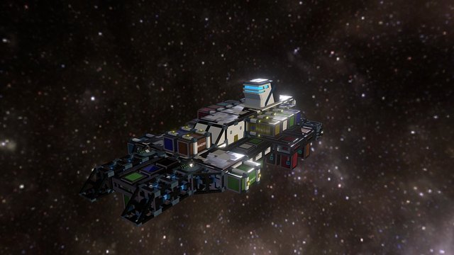 Modular Freighter (Step 3) 3D Model