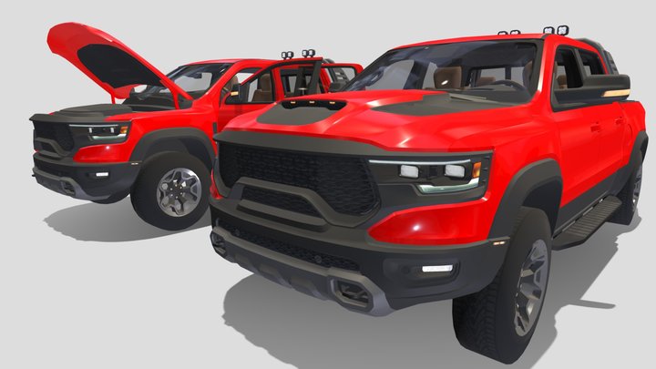 Ram 1500 TRX 3D Model