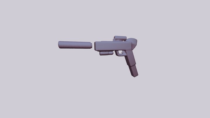 Pistol 3D Model