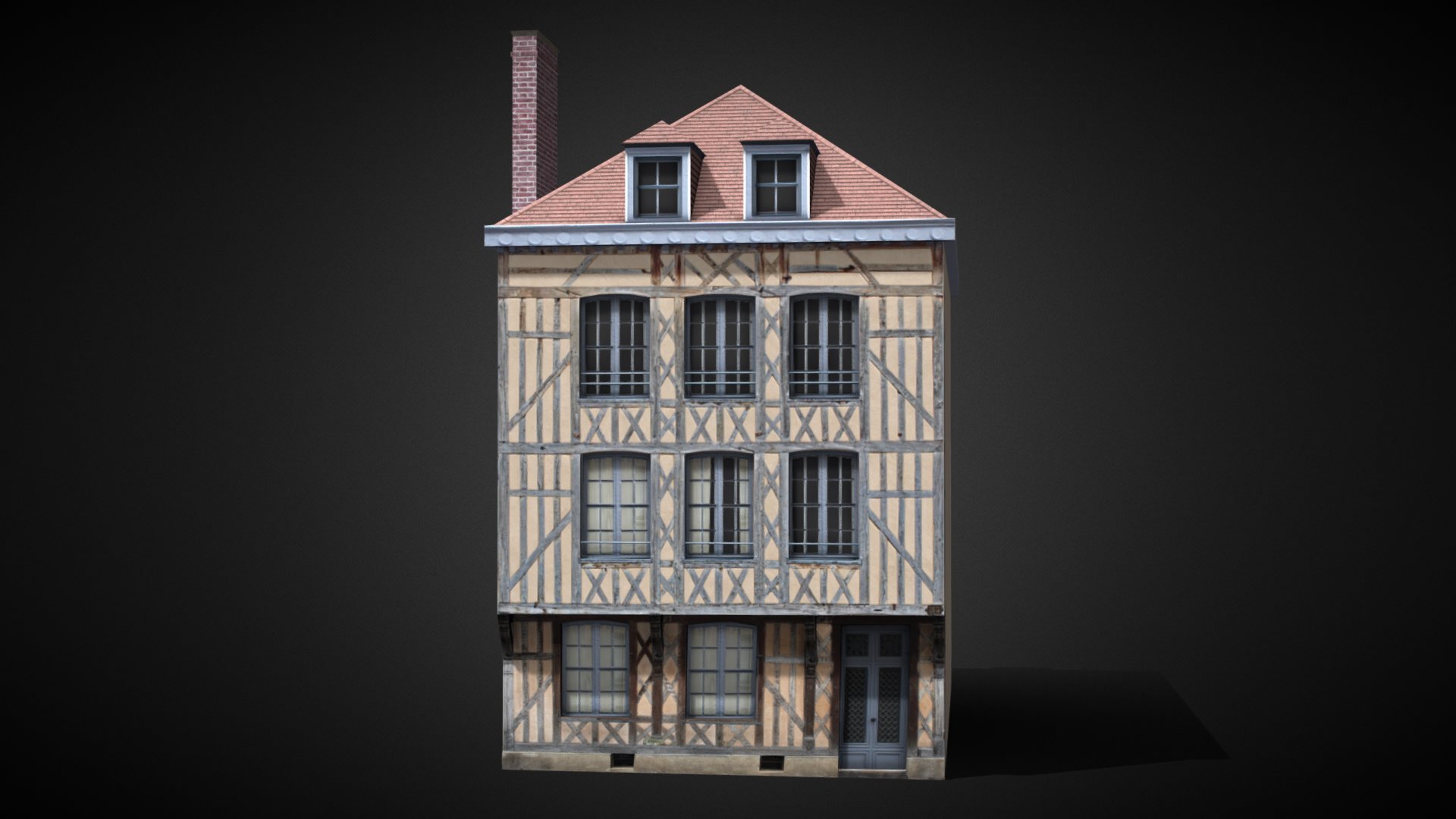 Troyes House 1 [France] — Sketchfab embed 3D viewer