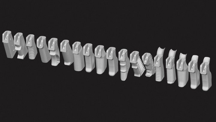 Kitbash Grip 3D Model