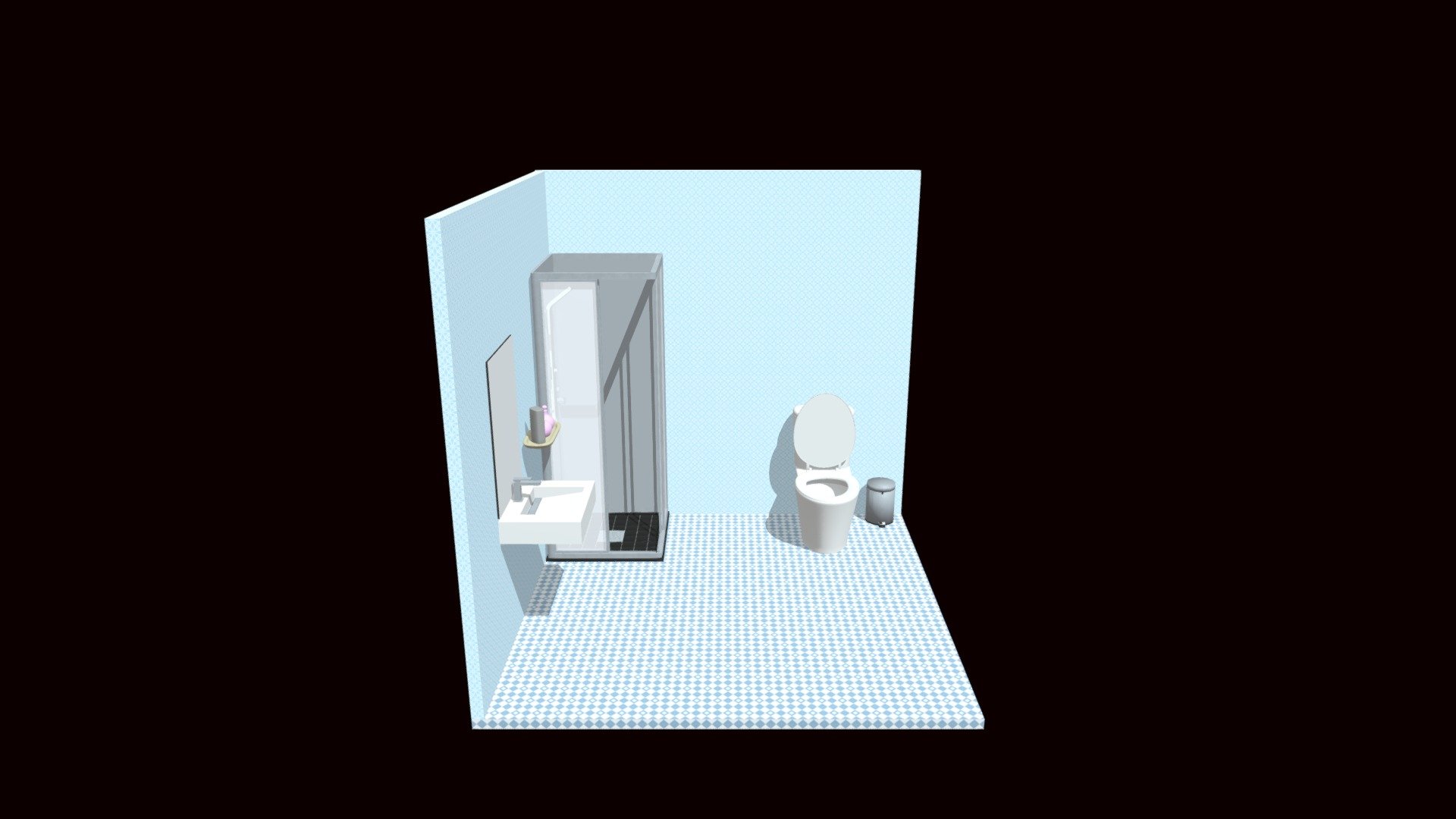 Bathroom - Download Free 3D model by AhmedHassanDesigner [772e267