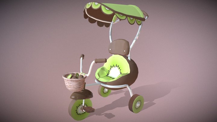 Kiwi Tricycle 3D Model