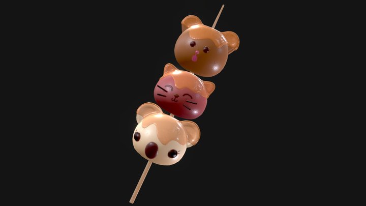 Snack - Dango 3D Model