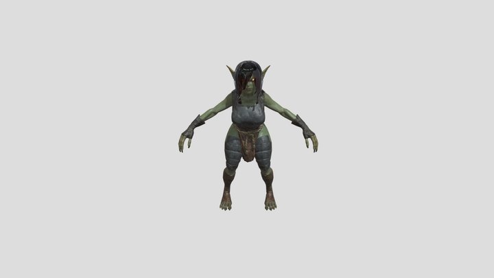 Goblin_ Female_wm Fd PQB 3D Model