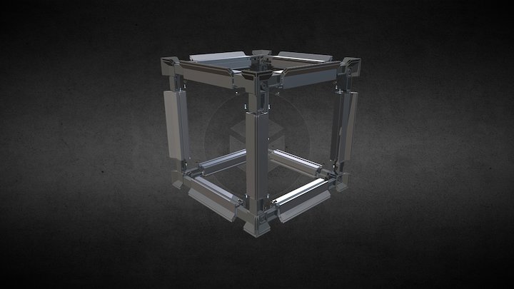 FH1490 Knuckle Joint Cube (Exploded) 3D Model