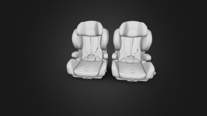 Recaro Baby Car Seat 3D Model