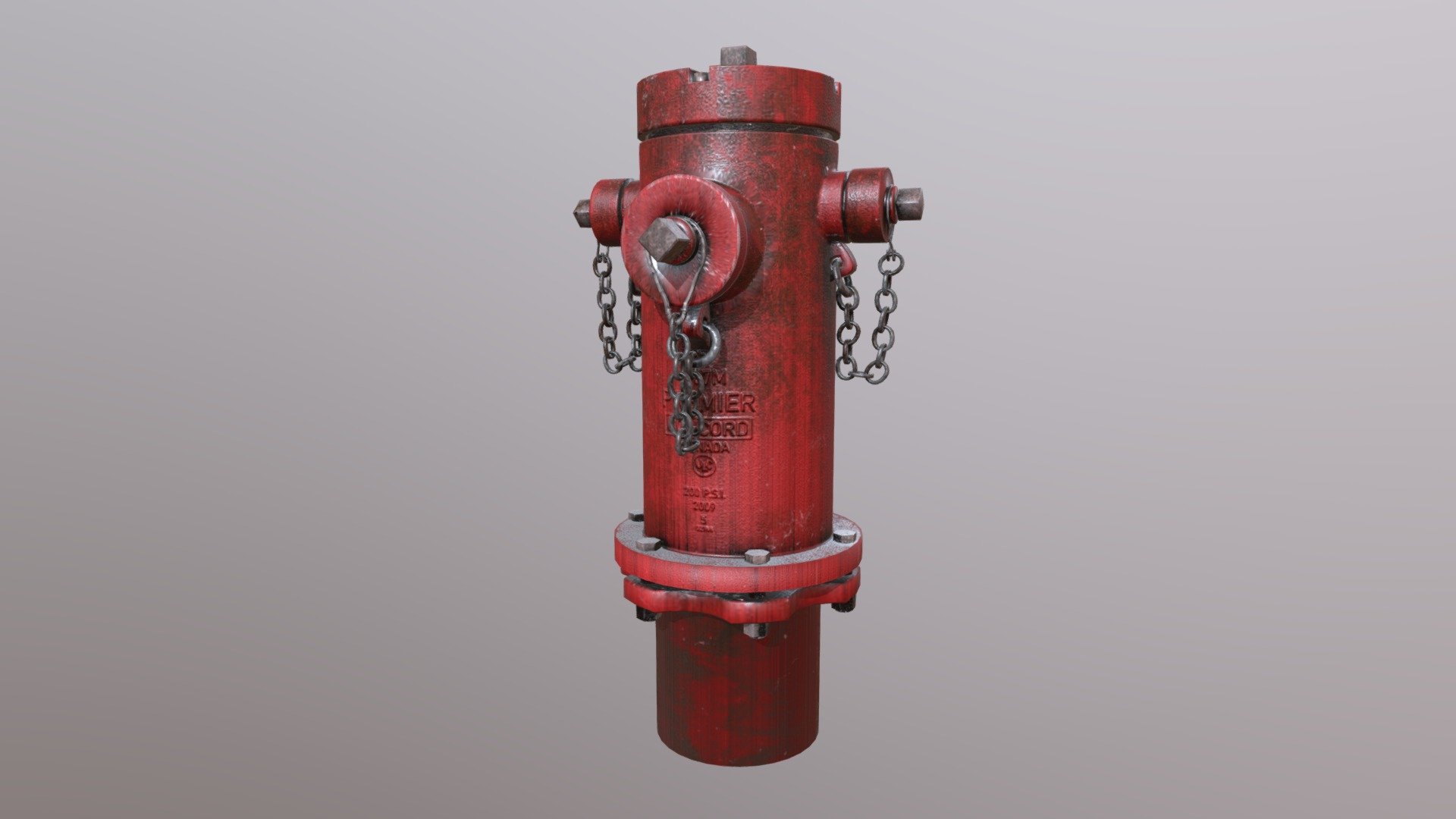 Weathered Fire Hydrant (from Montreal) - Download Free 3D Model By C.J ...