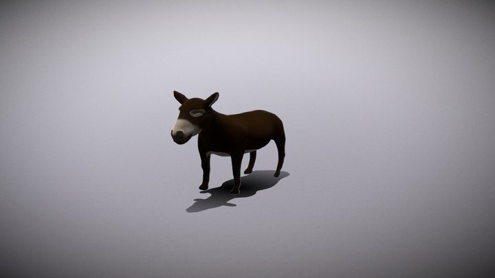 Donkey 3D 3D Model