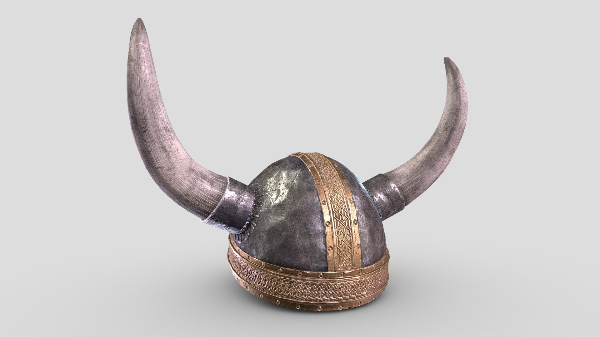 HAT - Viking Helmet - PBR Game Ready - Buy Royalty Free 3D model by ...