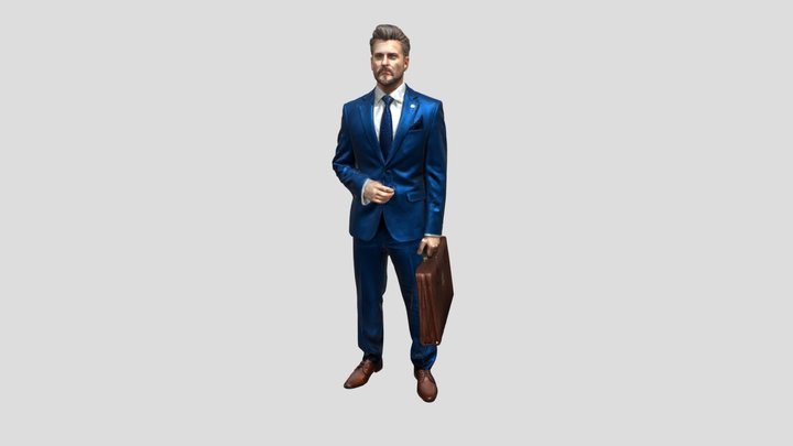 bizznass  man 3D Model