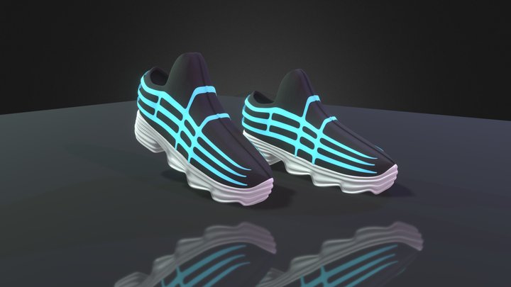 Shoes Made For Walking 3D Model