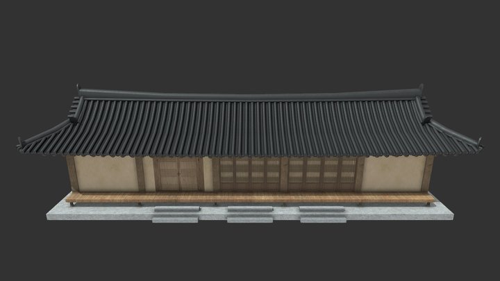 Korean Traditional House : Hanok 3D Model
