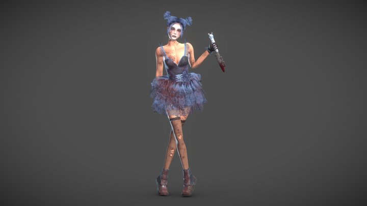 Harlequin Killer 3D Model