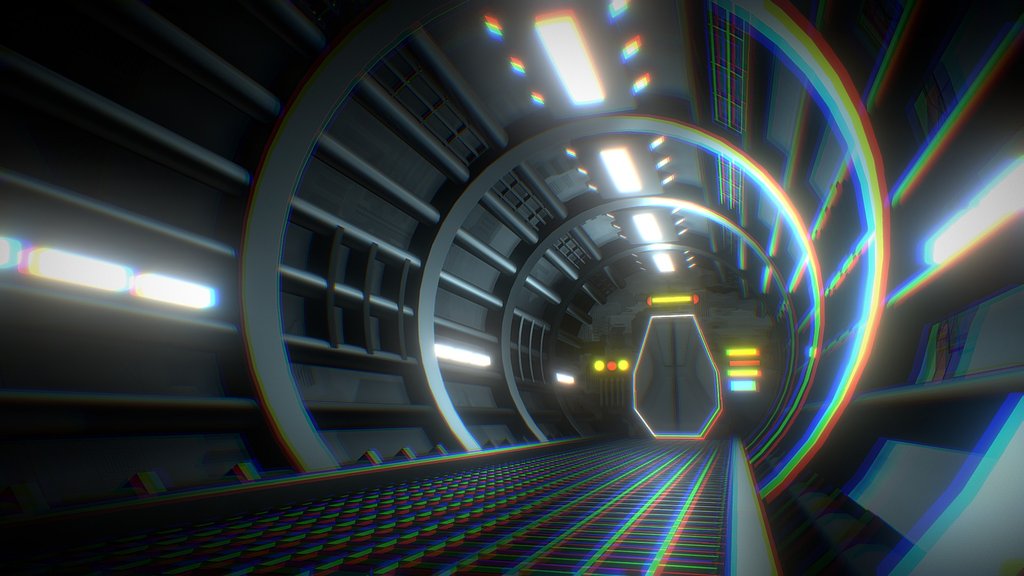 Sci-fi Spaceship Corridor