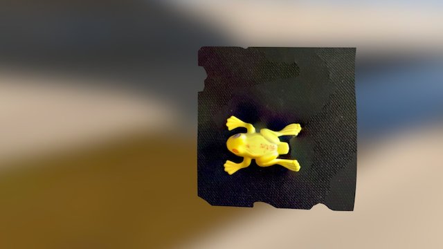 Yellow Frog 3D Model