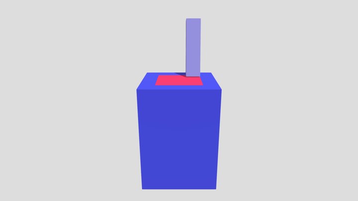 Cup With Straw 3D Model