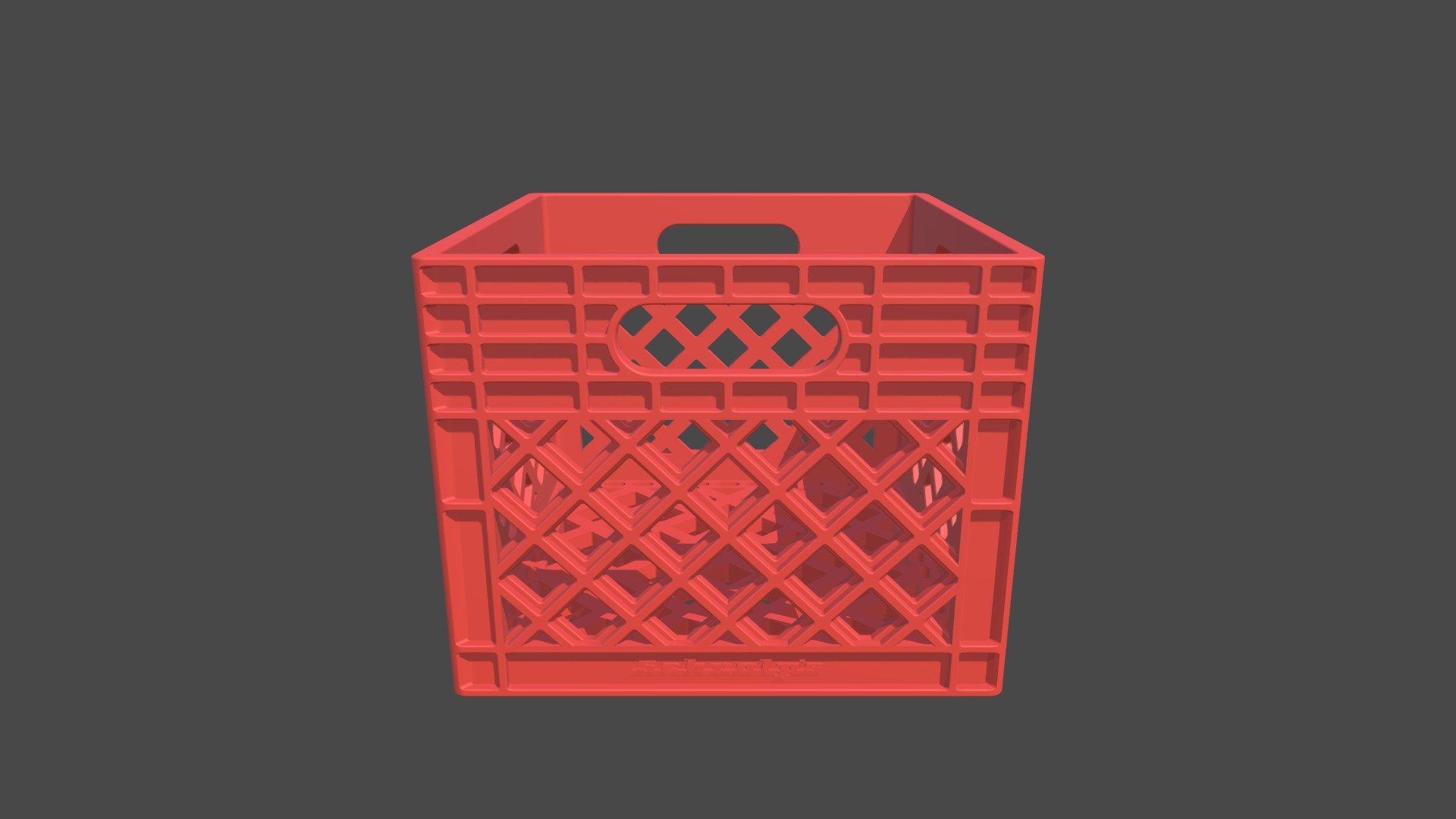 MILK CRATE 110 3D model by [7734faa] Sketchfab