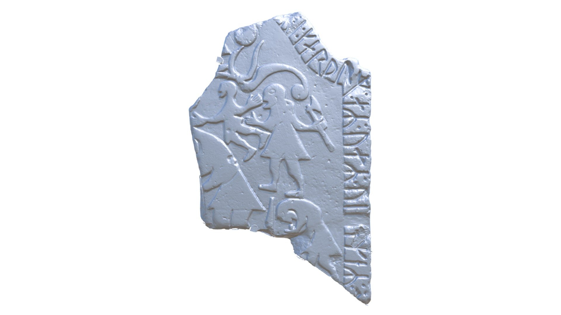 Ardre II Picture stone fragment