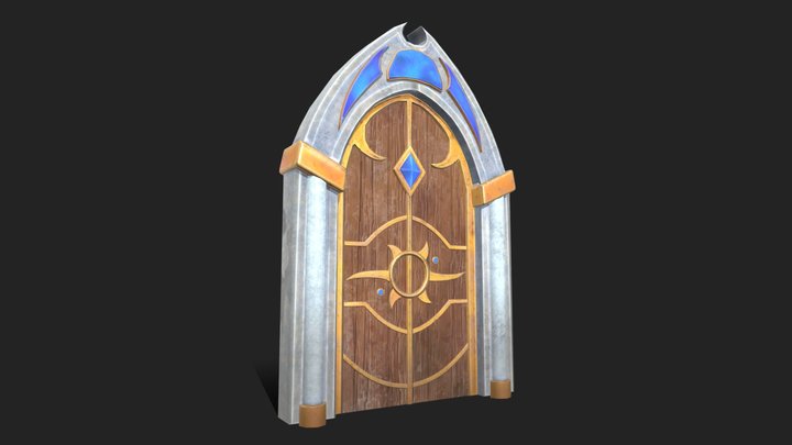 Stylized Door 3D Model
