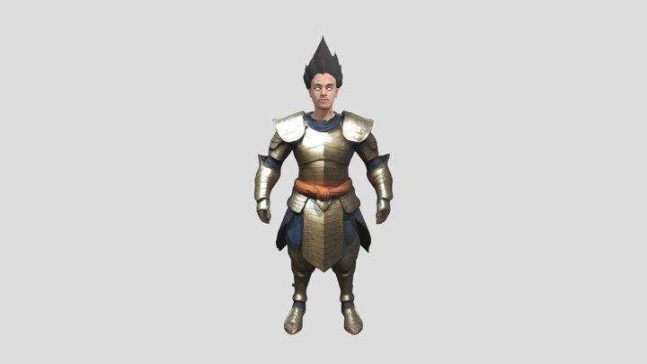 teen fighter 3D Model