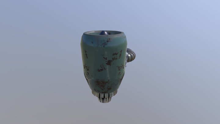 Engine part, textured in SP 3D Model