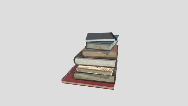books_1 3D Model