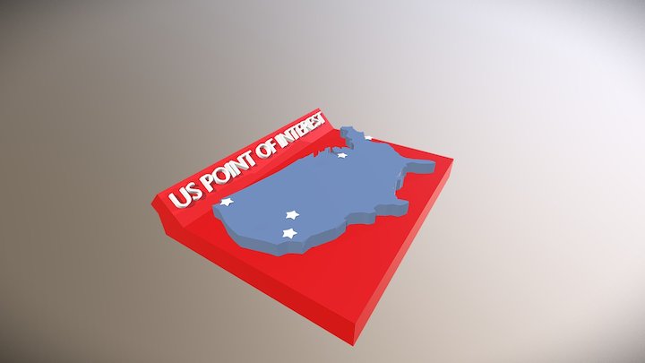 US Point of interest 3D Model