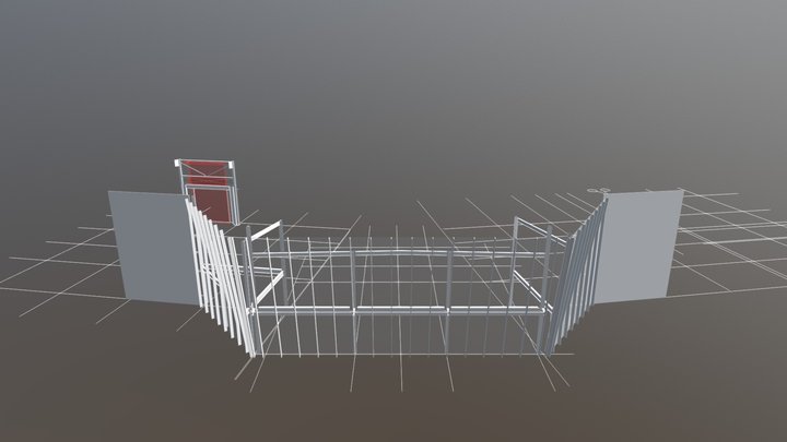 TECHNOKOM витраж 3D Model