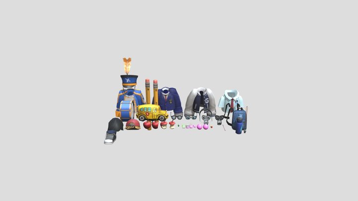 Gorilla-tag-school-cosmetics 3D Model