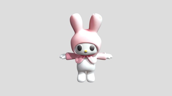 Bunny Blossom 3D Model