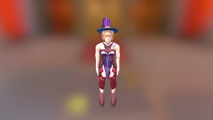 Tamondong Daphne Character 3D Model