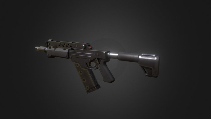 Cyberpunk Rifle